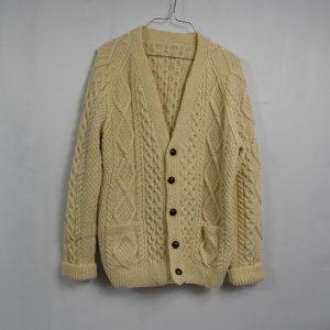 C505 Vintage Handmade Knitted Cardigan